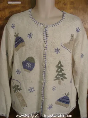 Play Outside Cheesy Christmas Sweater