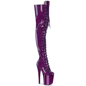 Pleaser Flamingo-3020GP-Purple-Size 5-Clearance