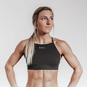 Plush Heather High-Neck Sports Bra
