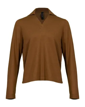 Polo Long Sleeve Knit Pullover