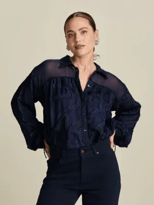 POM Jacquard Blouse