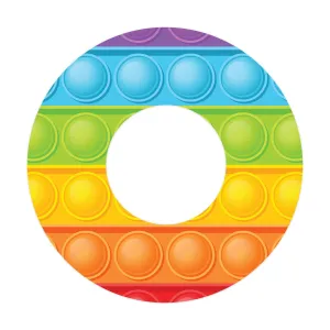 Poppers Patch  Tape Designed for the FreeStyle Libre 2