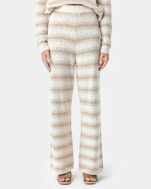 popular  Knit Wide Leg Pants - Piping Hot