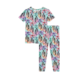 Posh Peanut Basic Short Sleeve Pajamas - Irina