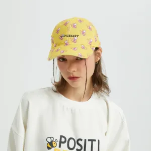 Positibeety Vintage Bee Baseball Caps/Hats