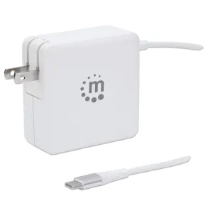 Power Delivery Wall Charger with Built-in USB-C Cable - 60 W