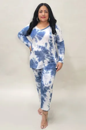 PR0382 Blue Tie Dye Set