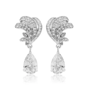 Precious Fan Clip On Earrings