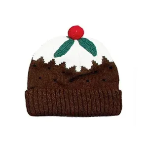 Premier 25cm Christmas Pudding Woolly Bobble Hat