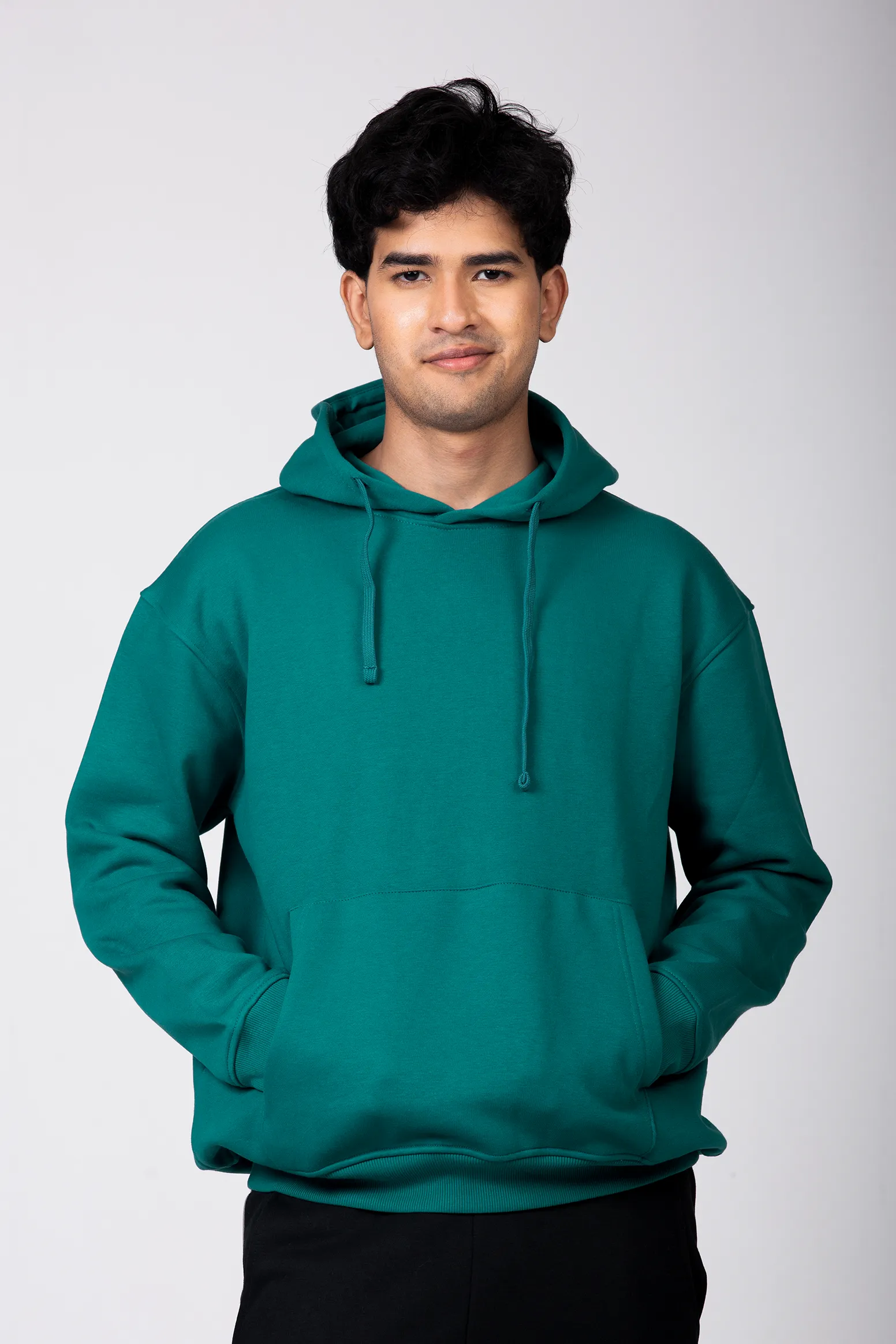 Premium Boxy Drop Shoulder Hoodie | Sea Crest