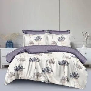 Premium Quality Super Soft King Size 6 pieces Duvet Cover Set 220x240cm Daisy