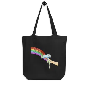 Proud Stylist Rainbow Blowdryer Eco Tote Bag