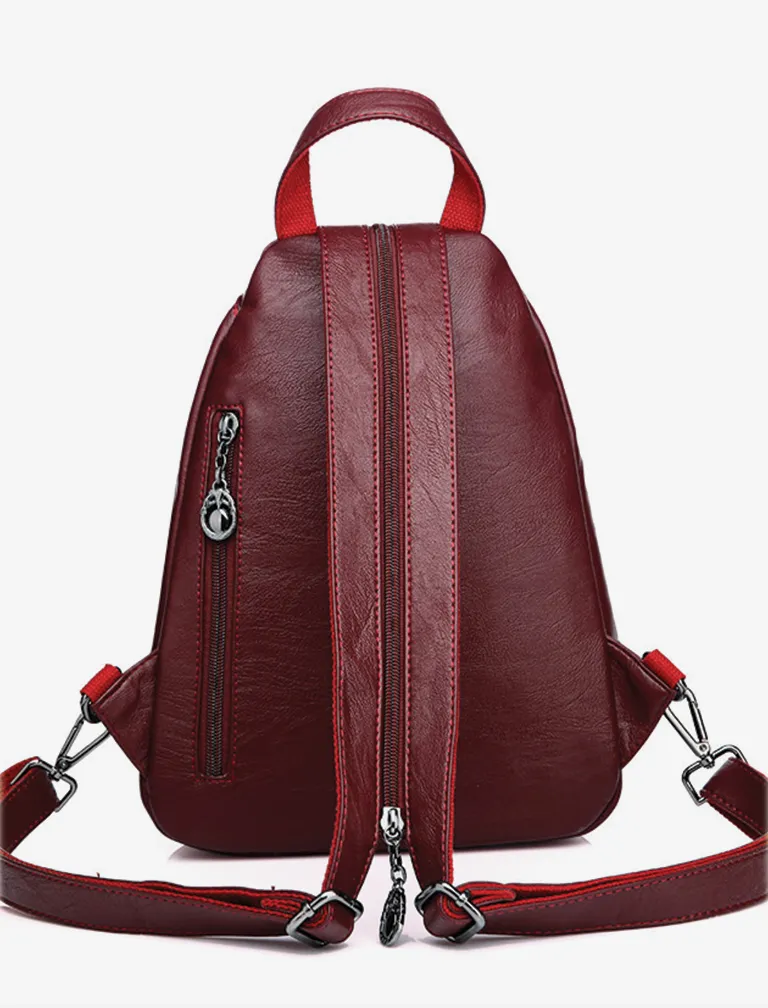 PU Leather Backpack