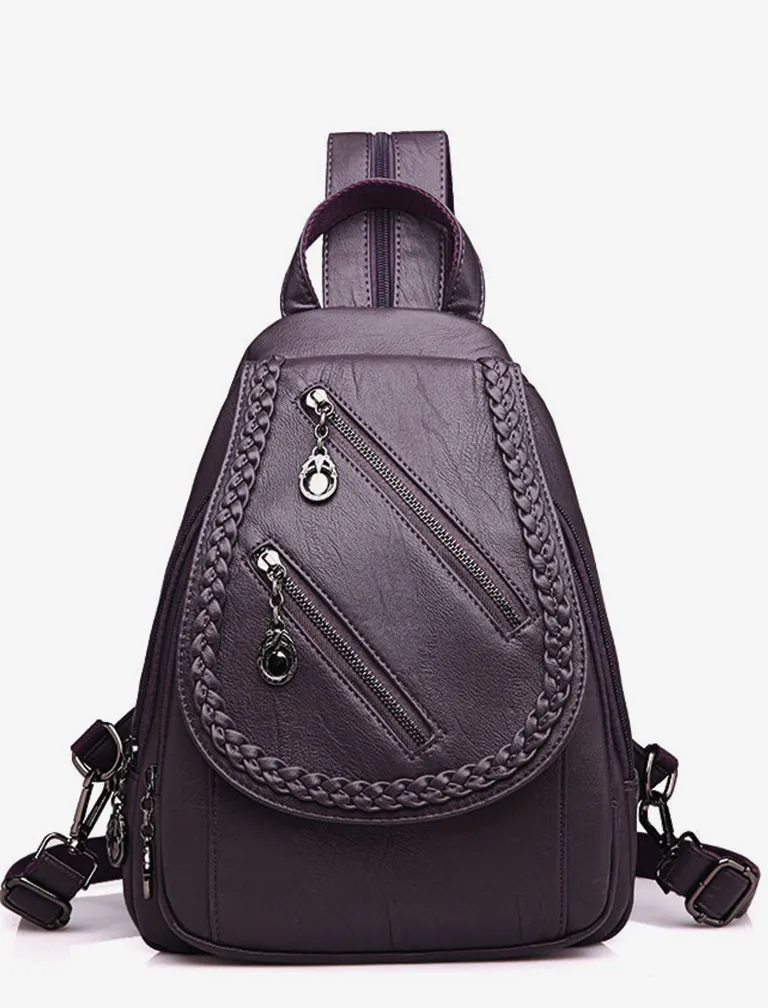 PU Leather Backpack