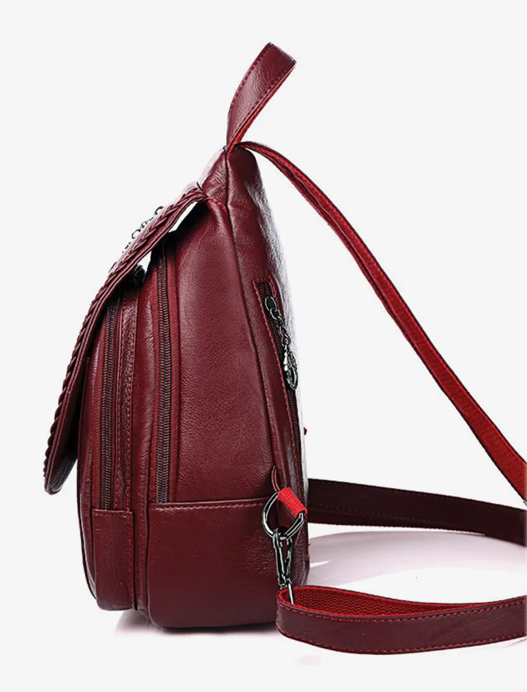 PU Leather Backpack