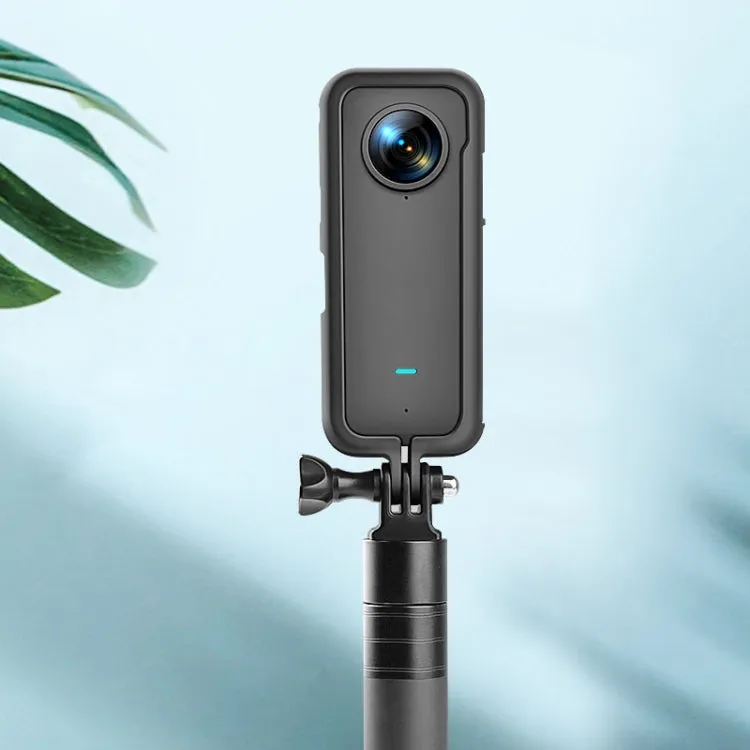 PULUZ PC Protective Frame for Insta360 ONE X2, with Adapter Mount & Screw(Black)