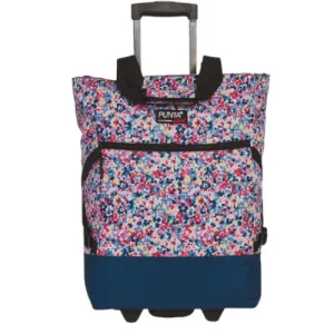 Punta Wheel Trolley Shopper Blue - Multicolor