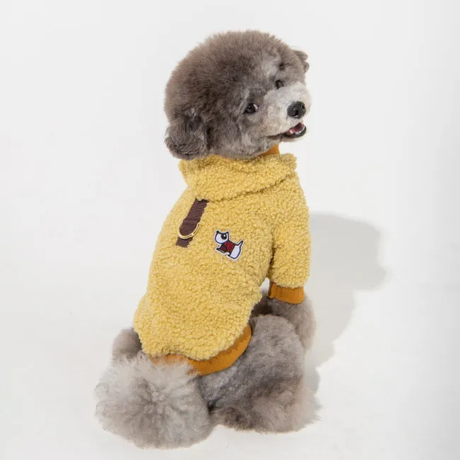 PUPPIA LASTA Winter hooded shirts with integrated harness