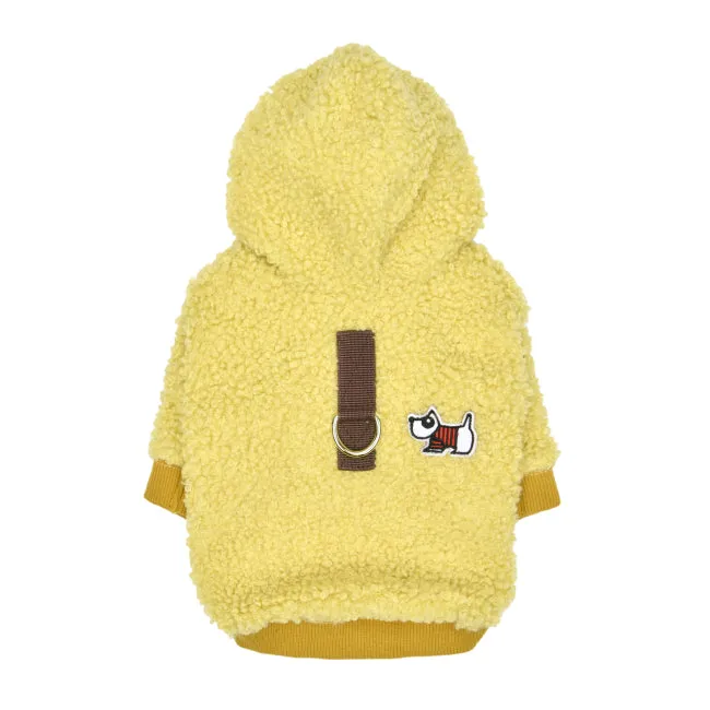 PUPPIA LASTA Winter hooded shirts with integrated harness
