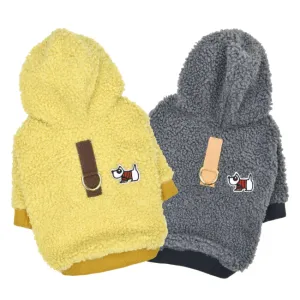 PUPPIA LASTA Winter hooded shirts with integrated harness