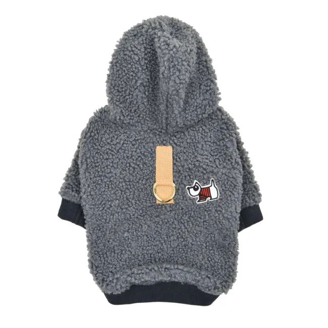 PUPPIA LASTA Winter hooded shirts with integrated harness