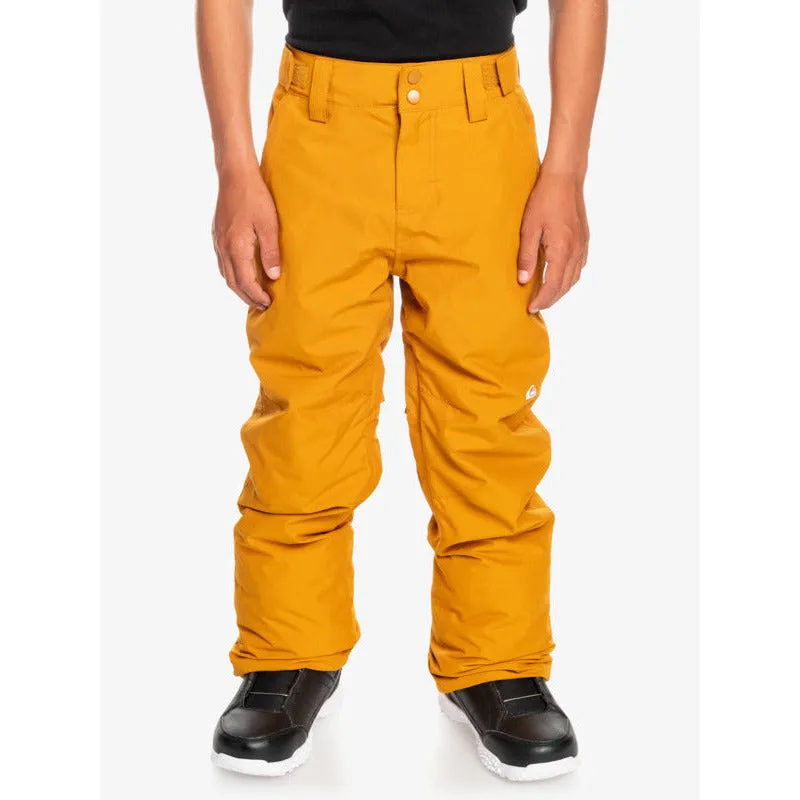 Quiksilver Estate Youth Pant- Buckthorn Brown (CNR0)