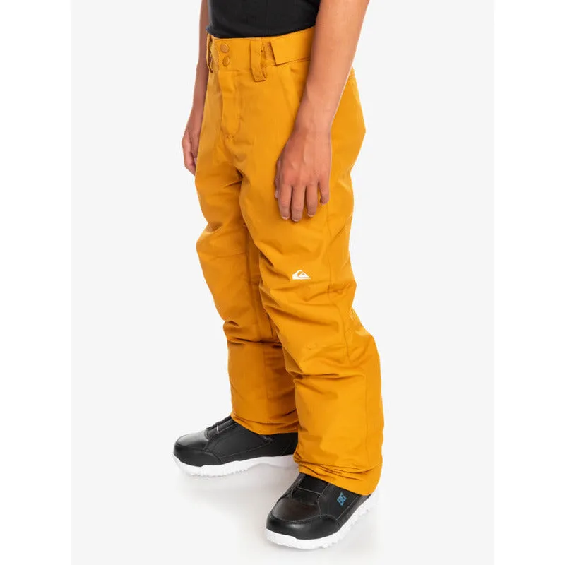 Quiksilver Estate Youth Pant- Buckthorn Brown (CNR0)
