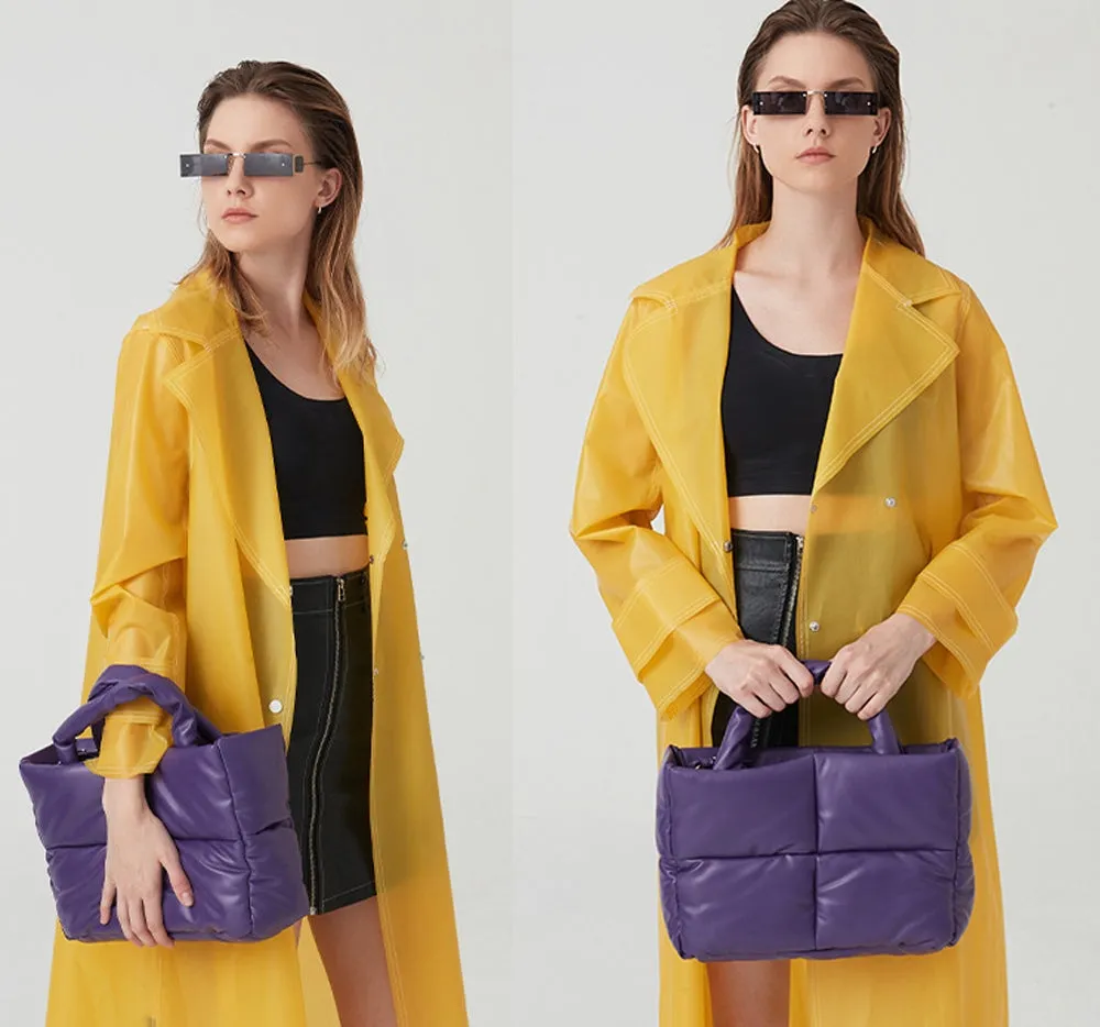 Quilted Puffer Tote Bag