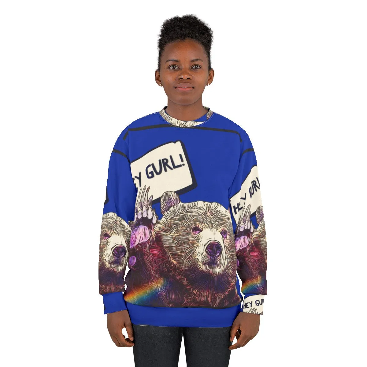 "Hey Gurl" Gay Pride Sweatshirt | LGBTQ  Apparel