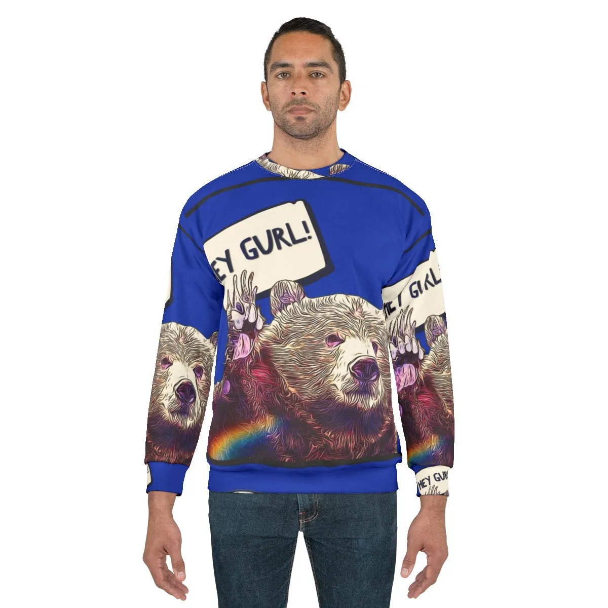 "Hey Gurl" Gay Pride Sweatshirt | LGBTQ  Apparel