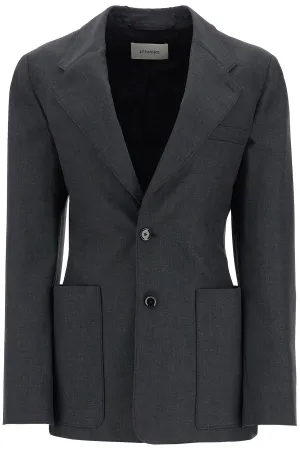 "lightweight wool barathea jacket JA1048 LF414 CAVIAR