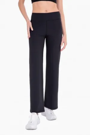 "On The Way" Jacquard Stripe Wide Leg Pant