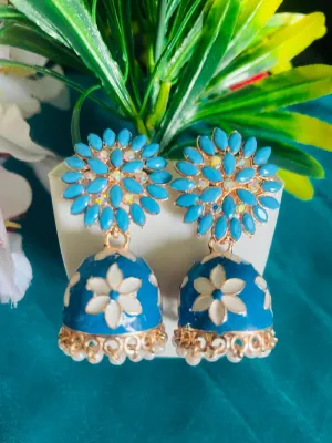 RAADA AQUA JHUMKIS