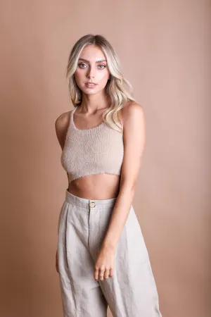 Racerback Cozy Lounge Brami - Latte