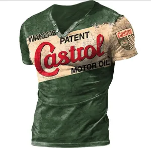 RACING PRINTED SHORT SLEEVED OUTDOOR CYCLING AND WALKING TOP