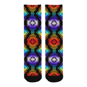 Rainbow Gathering Trouser Socks