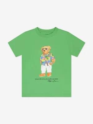 Ralph Lauren Boys Bear T-Shirt in Green
