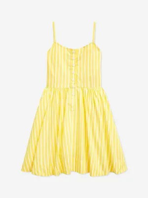Ralph Lauren Girls Dress - Cotton Striped Dress