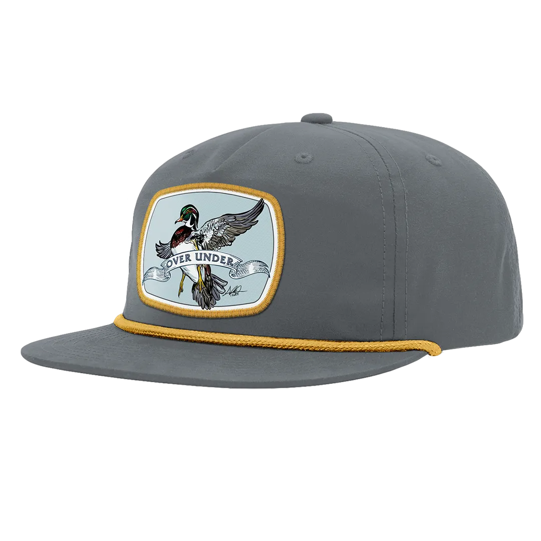 Red Eye Flight Rope Hat Gunsmoke