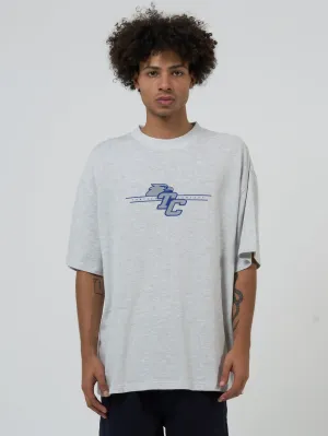Redshirt Box Fit Oversize Tee - White Marle
