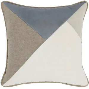 Reframe Pillow, Sea Fog Blue/Natural