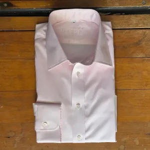 Regent  - 'Shrimp' Shirt - Pink Cotton Poplin
