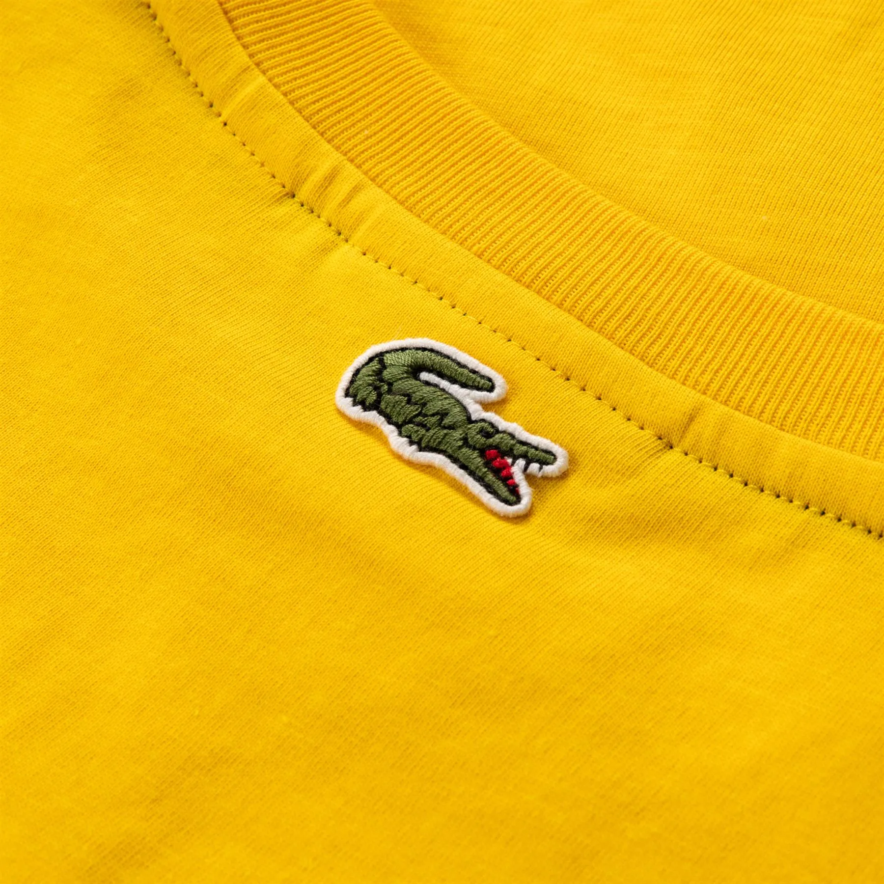Regular Fit Cotton Monogram T-Shirt Yellow - AW23