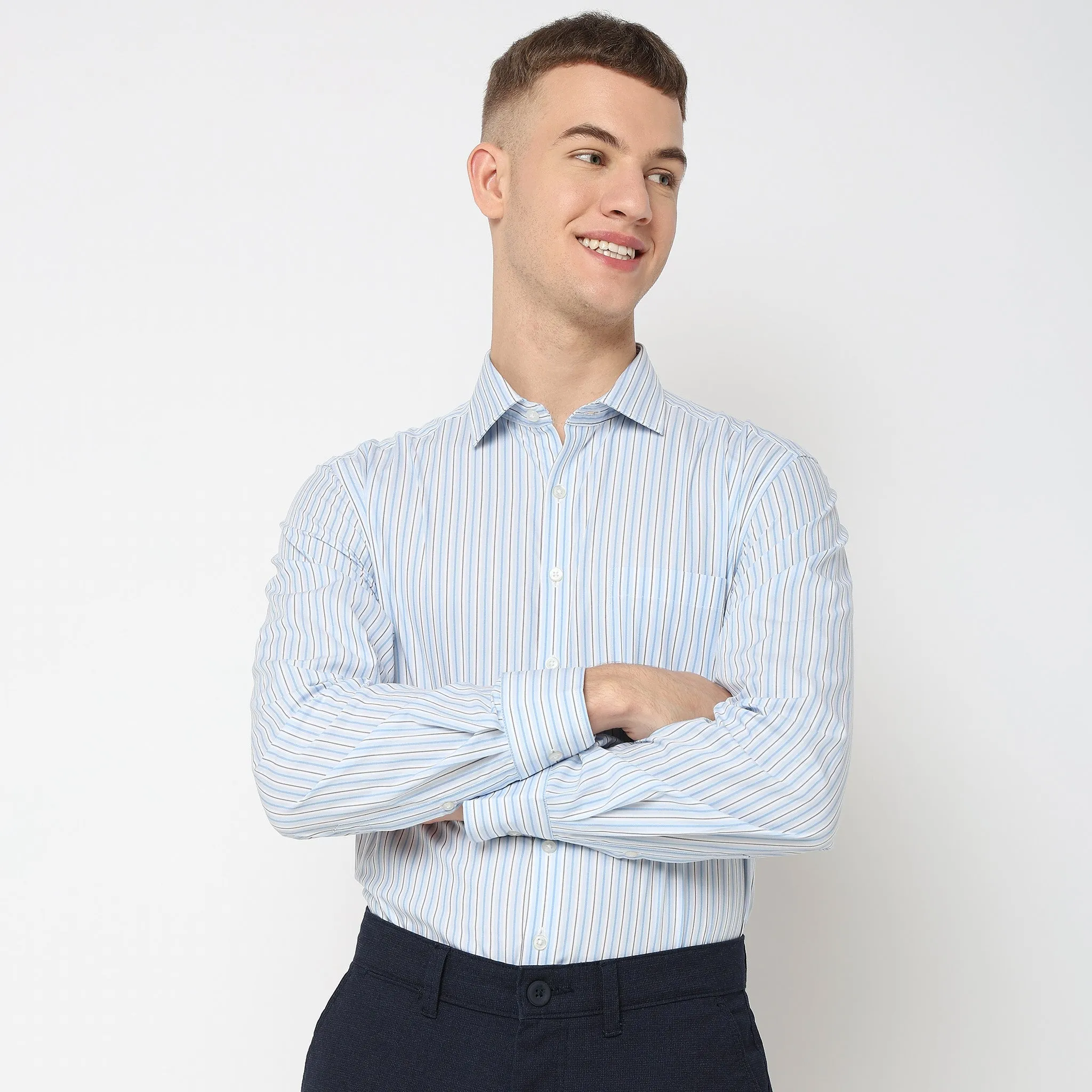 Regular Fit Striped Shirt