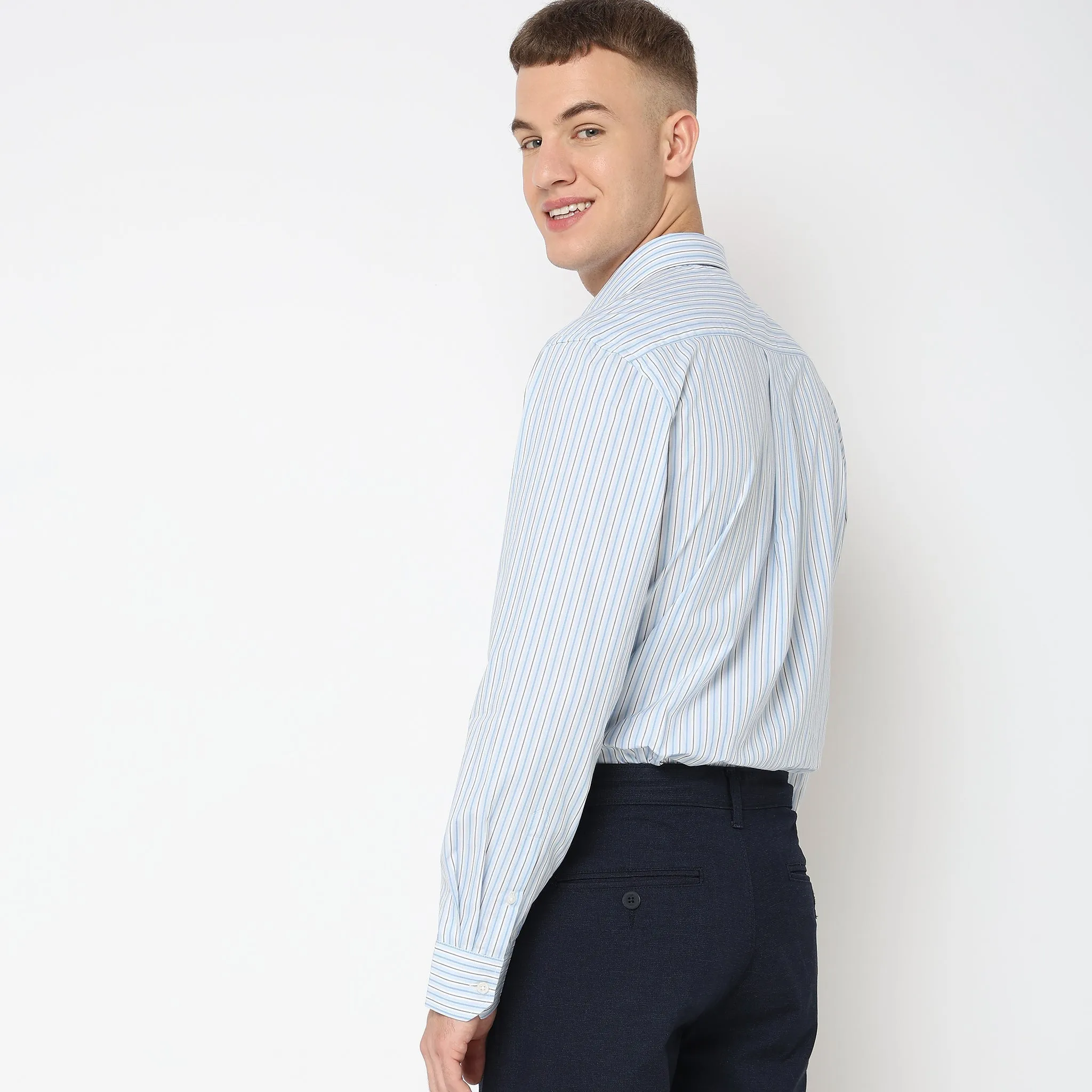 Regular Fit Striped Shirt