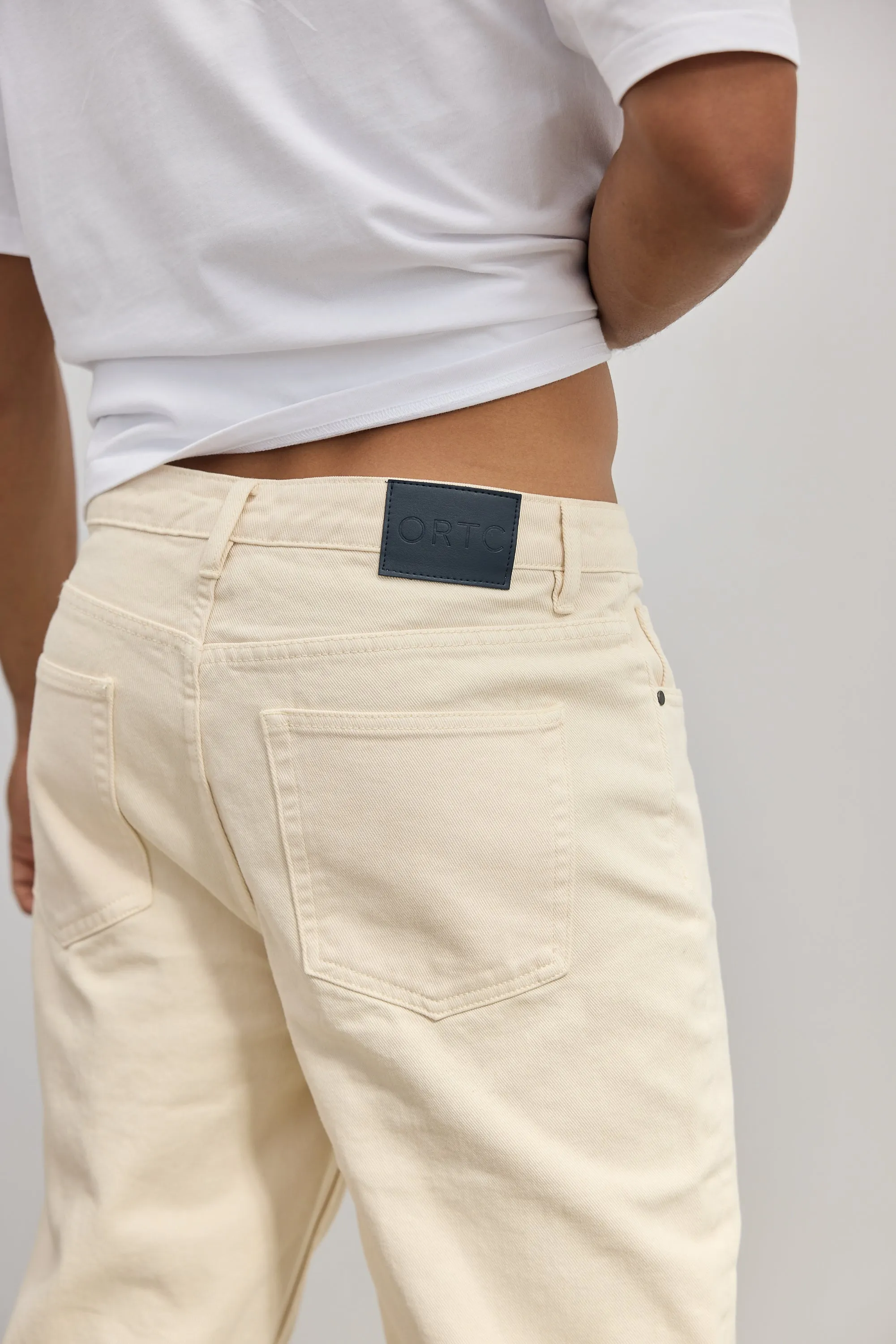 Relaxed Twill Pants Stone