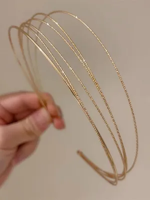 Reriti Layered Design Headband - Gold