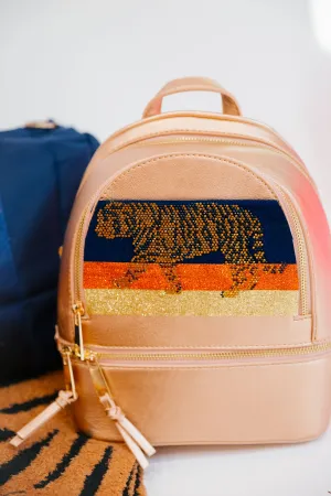 RHINESTONE TIGER BACKPACK