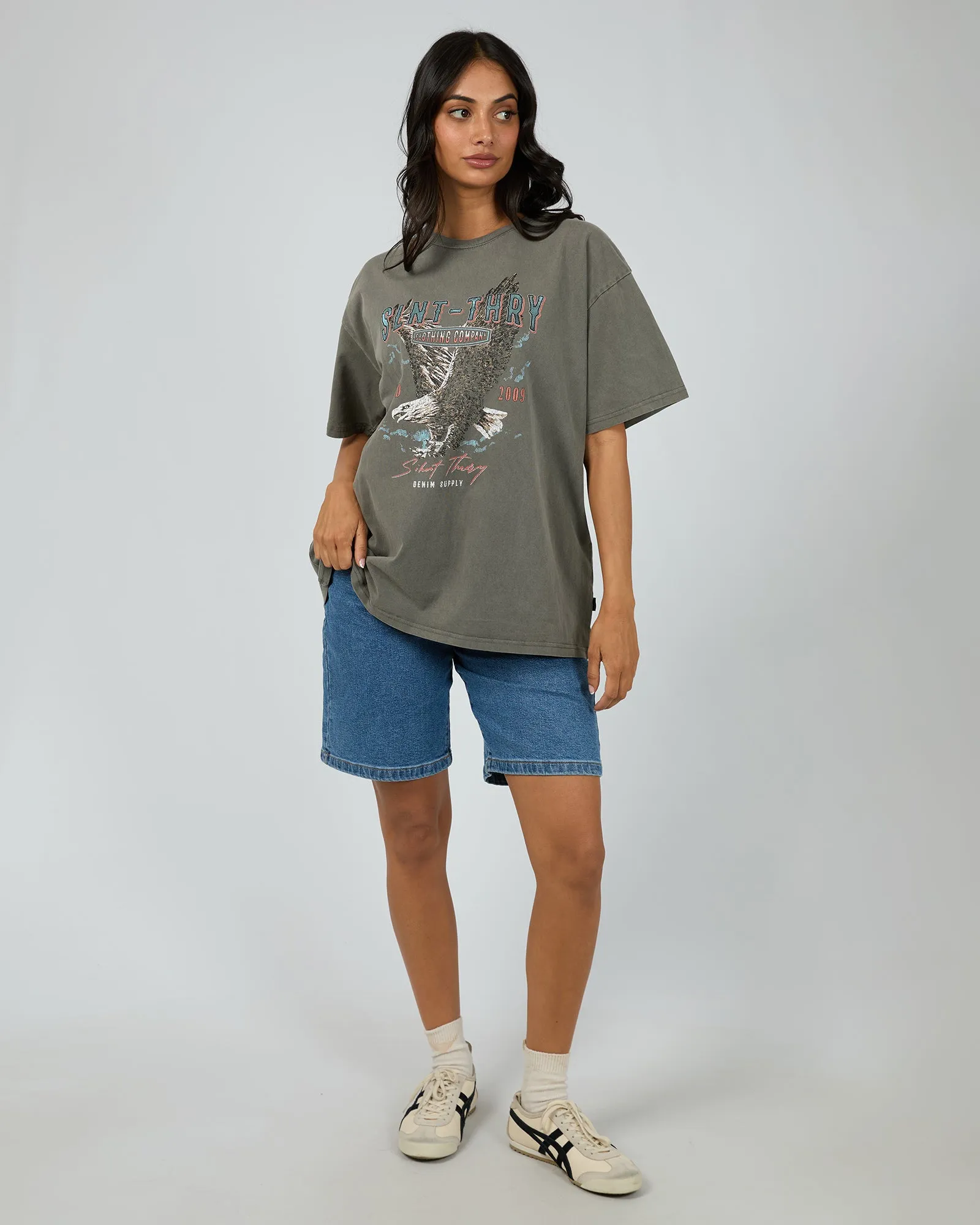 Rider Tee Charcoal