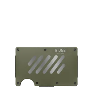 Ridge Wallet Titanium w/ Cash Strap